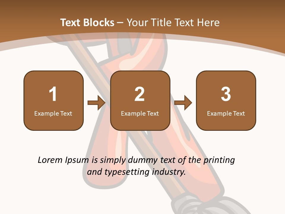 Clip Mopping Person PowerPoint Template
