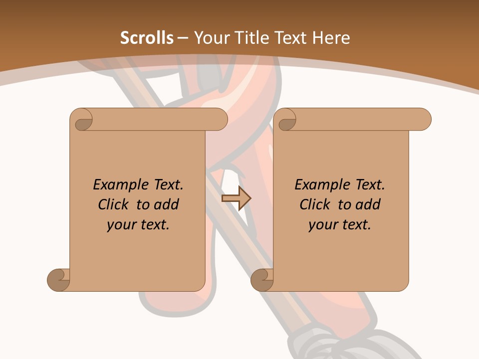 Clip Mopping Person PowerPoint Template
