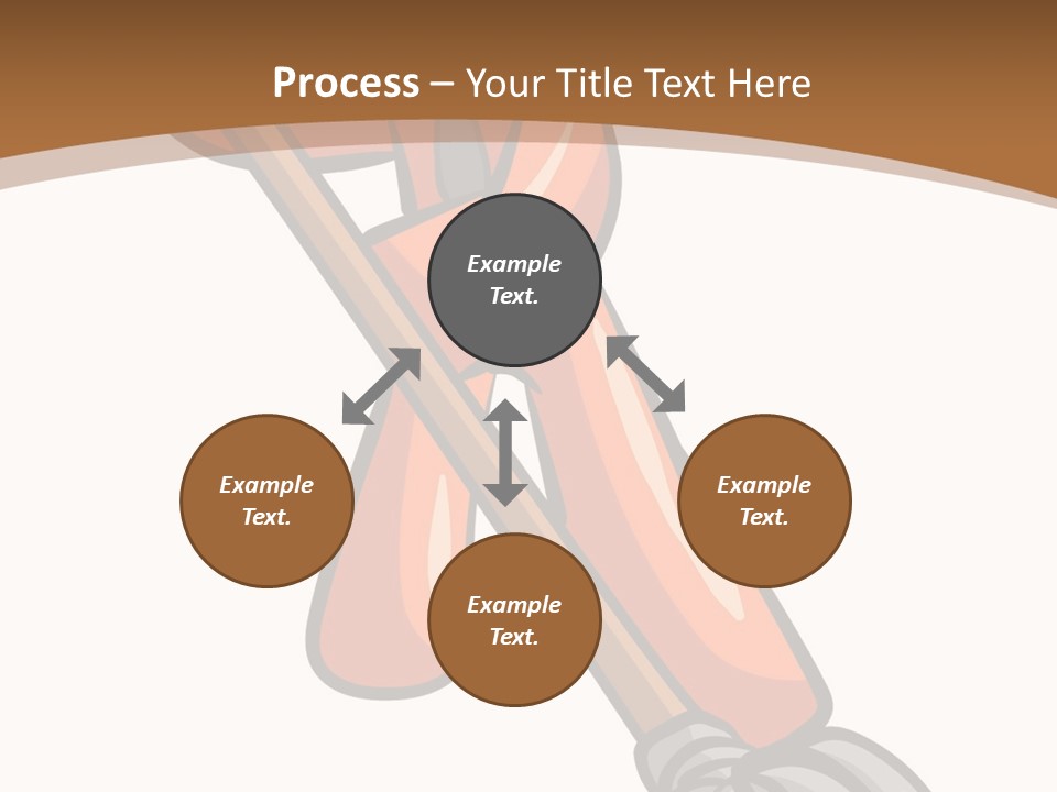 Clip Mopping Person PowerPoint Template