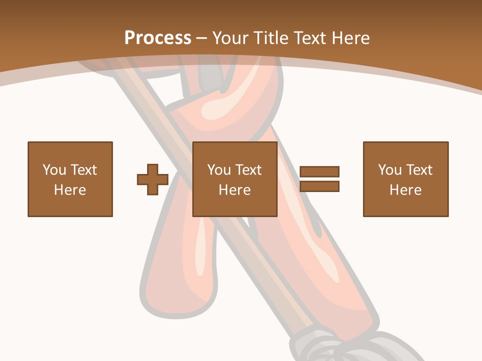 Clip Mopping Person PowerPoint Template