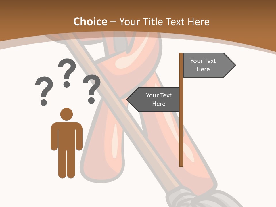 Clip Mopping Person PowerPoint Template