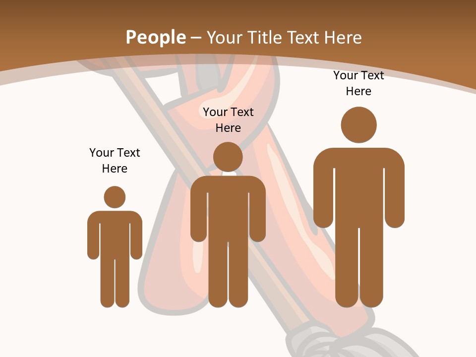 Clip Mopping Person PowerPoint Template