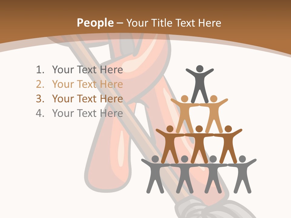 Clip Mopping Person PowerPoint Template