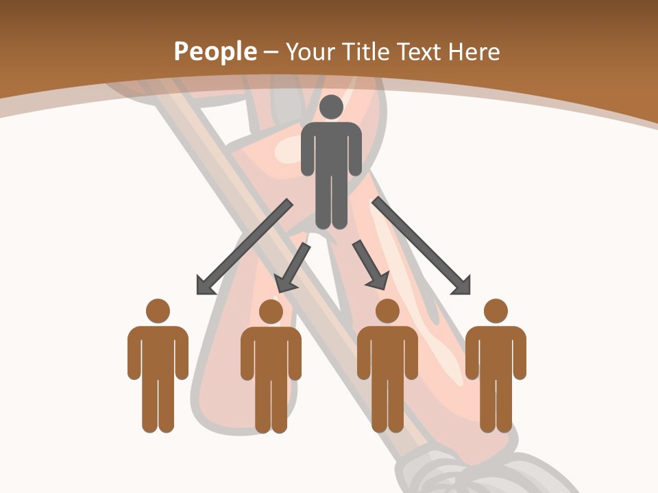 Clip Mopping Person PowerPoint Template