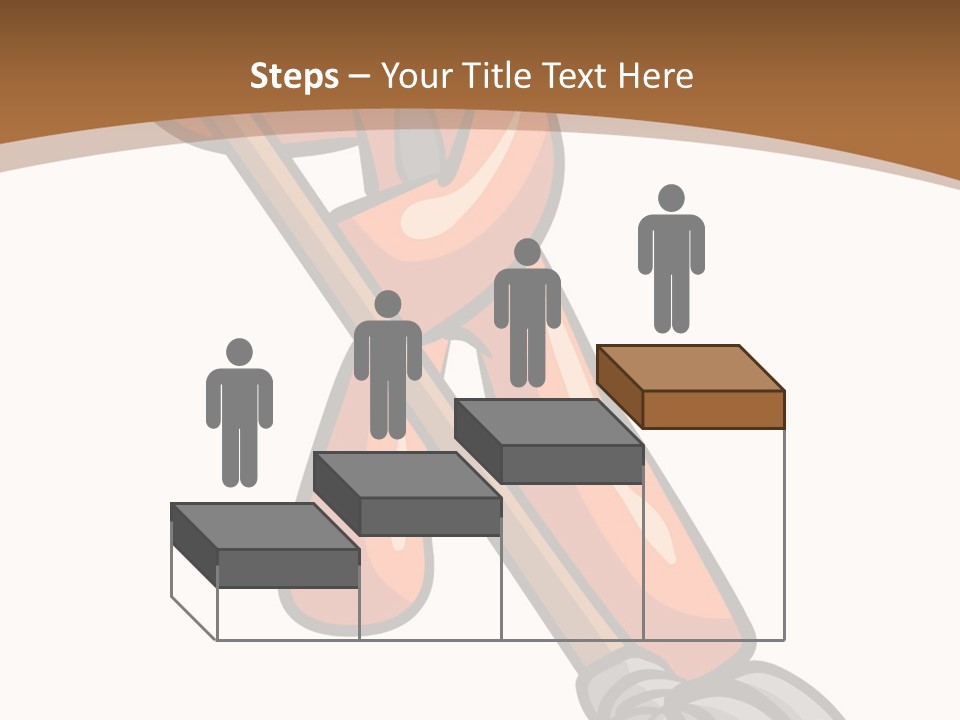 Clip Mopping Person PowerPoint Template