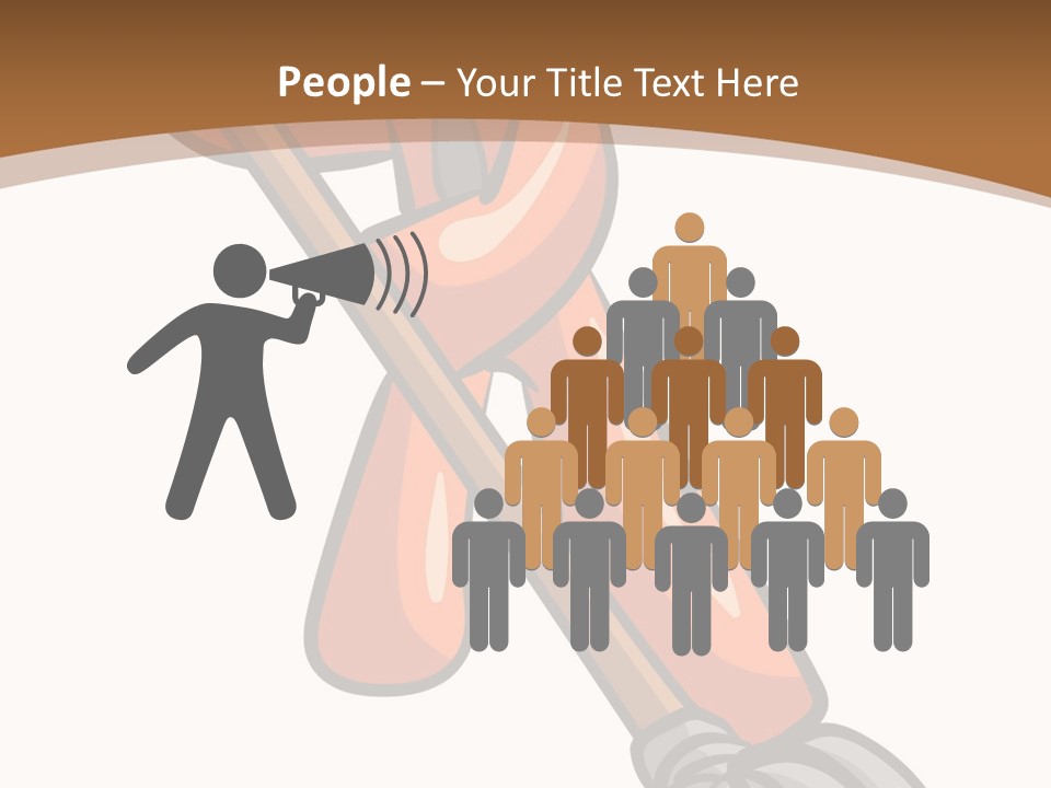 Clip Mopping Person PowerPoint Template