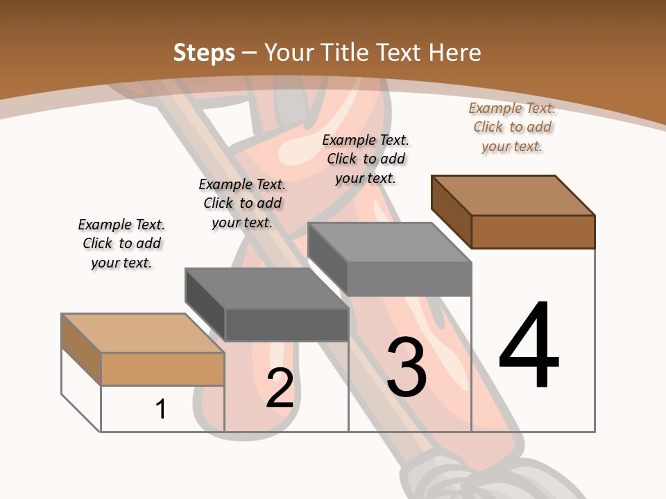 Clip Mopping Person PowerPoint Template