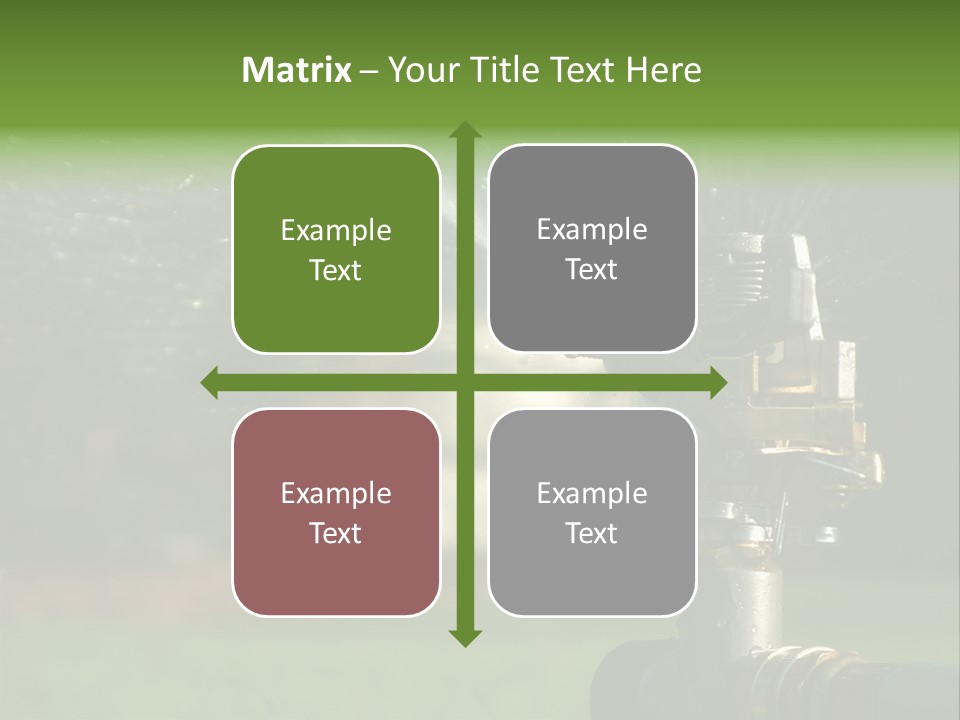 Rain Yard Wet PowerPoint Template