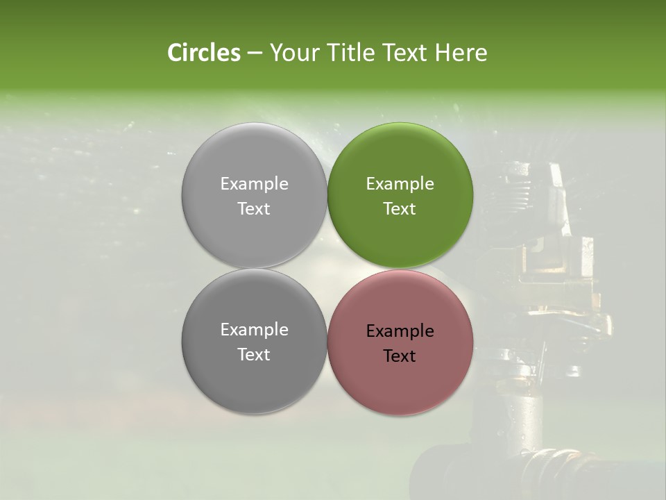 Rain Yard Wet PowerPoint Template