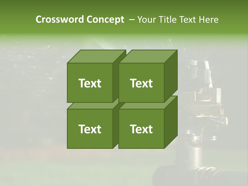 Rain Yard Wet PowerPoint Template