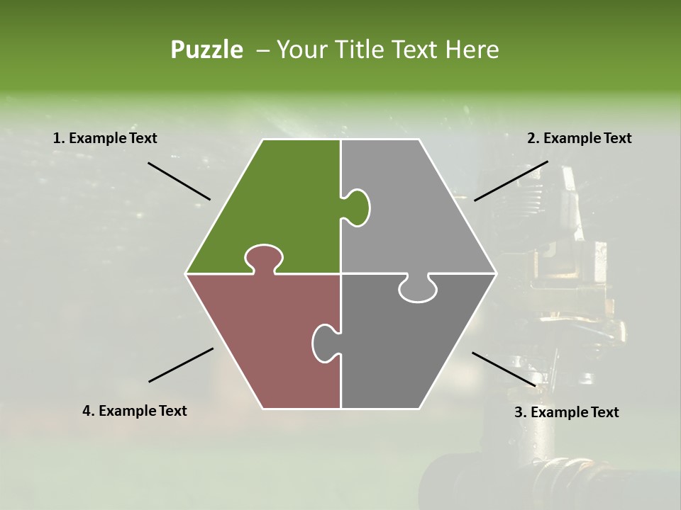 Rain Yard Wet PowerPoint Template