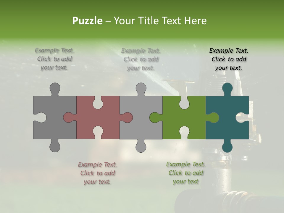 Rain Yard Wet PowerPoint Template