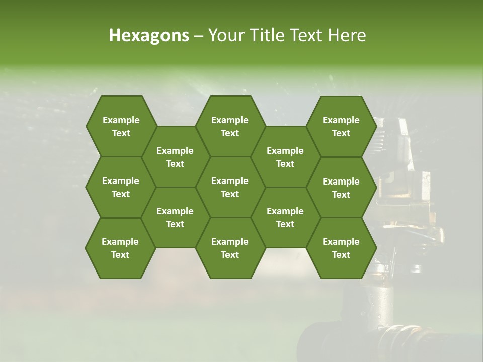 Rain Yard Wet PowerPoint Template