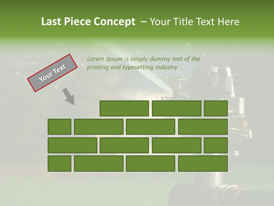 Rain Yard Wet PowerPoint Template