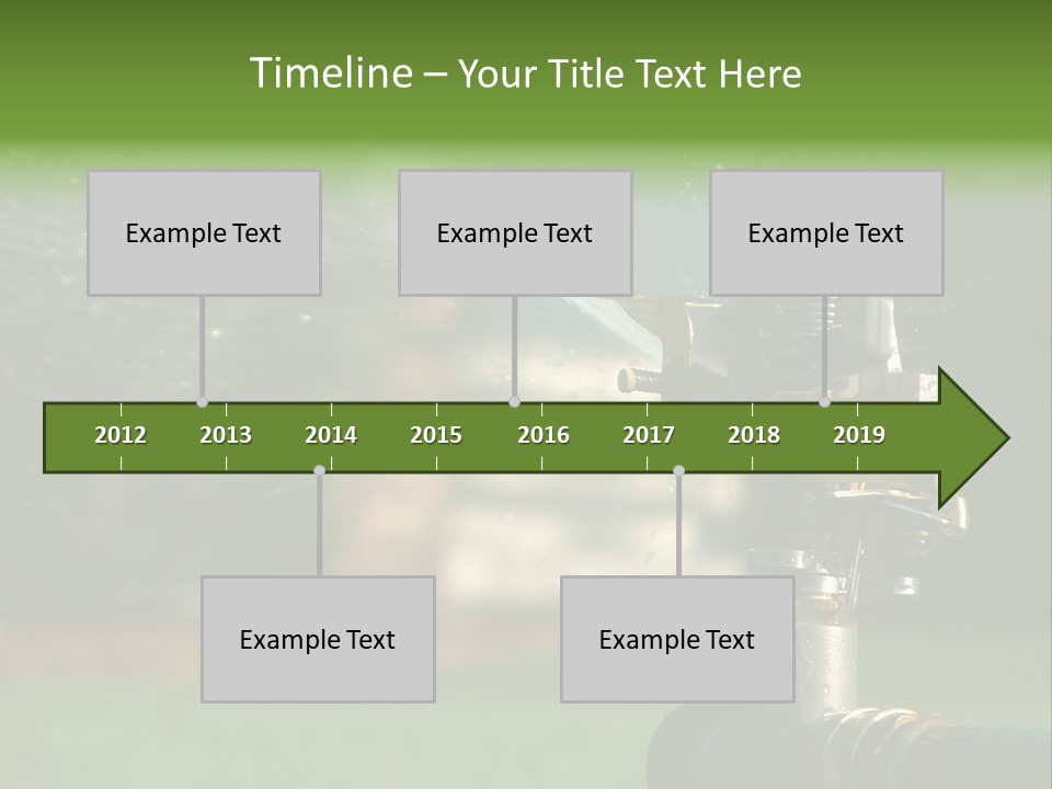 Rain Yard Wet PowerPoint Template