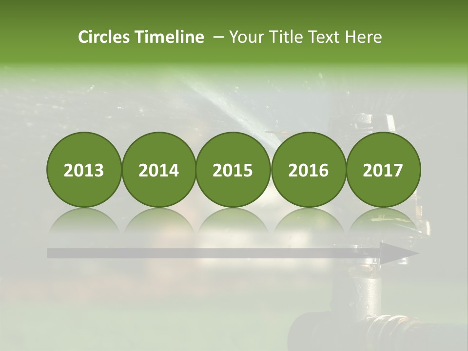 Rain Yard Wet PowerPoint Template