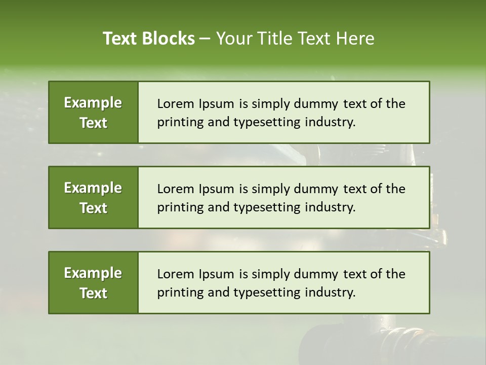 Rain Yard Wet PowerPoint Template