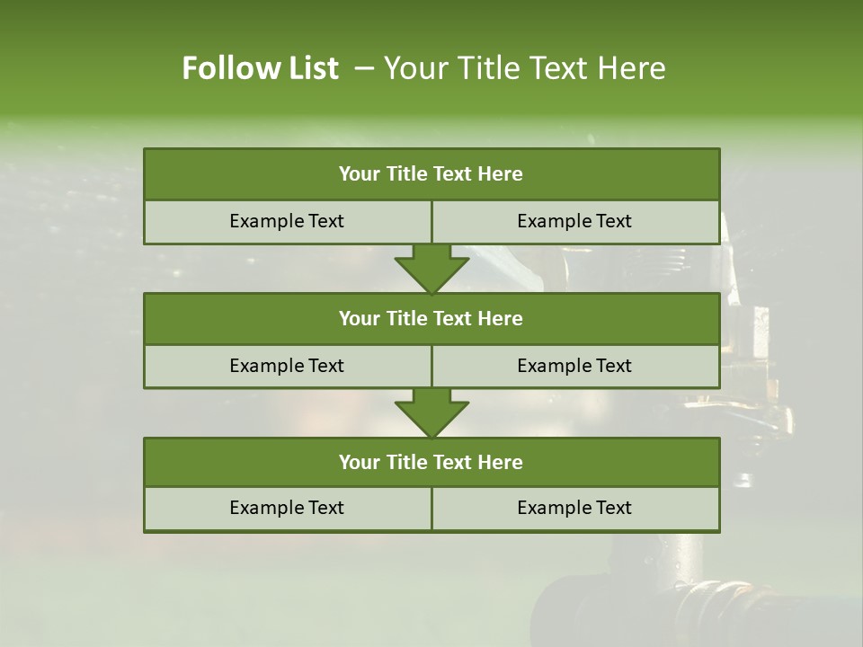 Rain Yard Wet PowerPoint Template