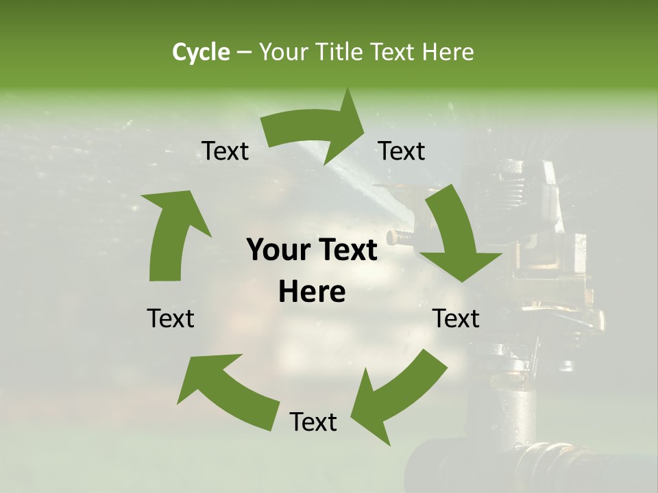 Rain Yard Wet PowerPoint Template