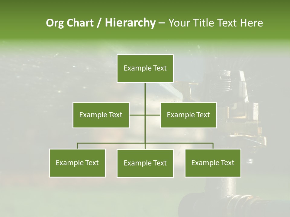 Rain Yard Wet PowerPoint Template