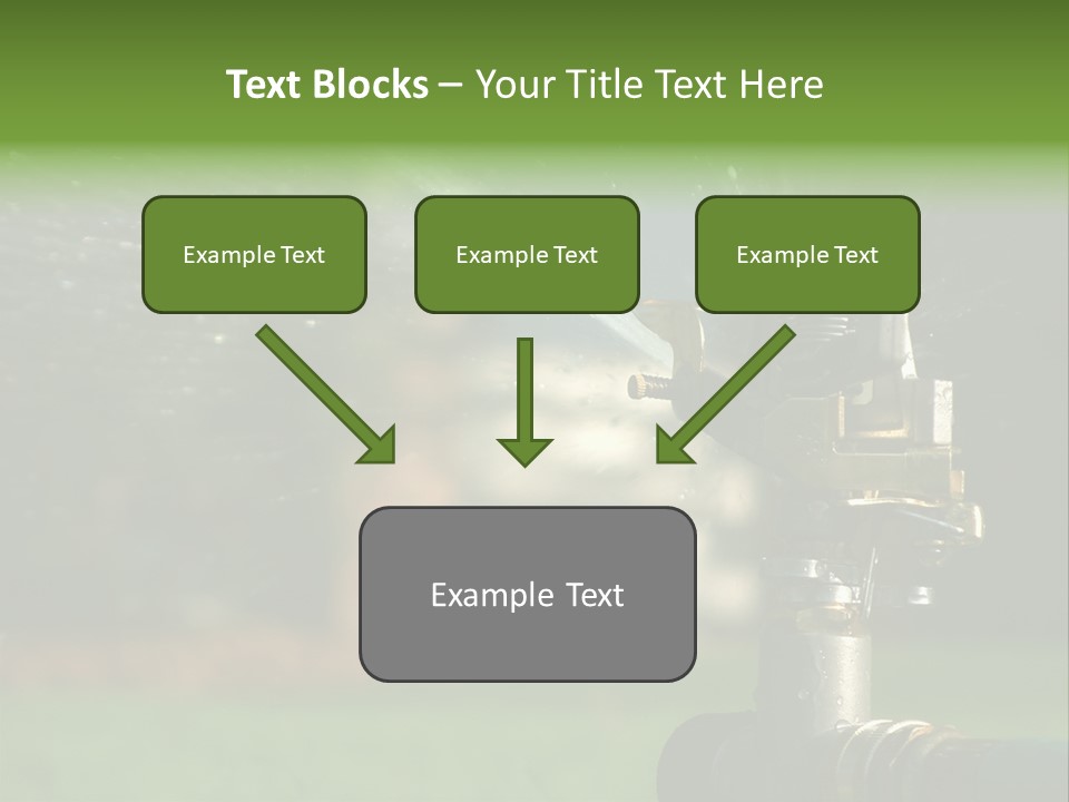 Rain Yard Wet PowerPoint Template