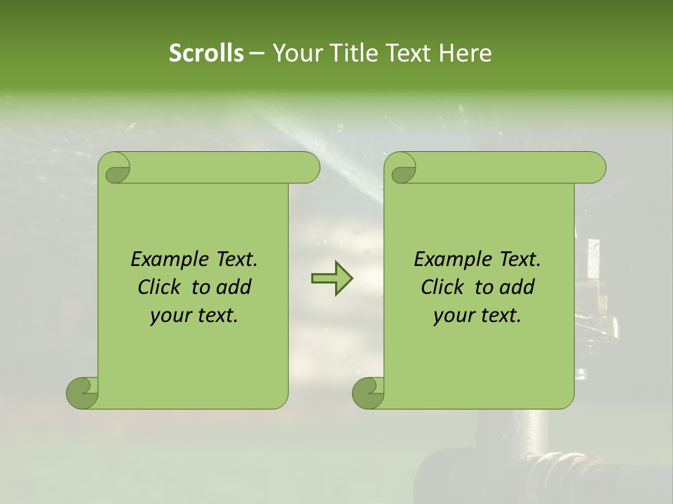 Rain Yard Wet PowerPoint Template