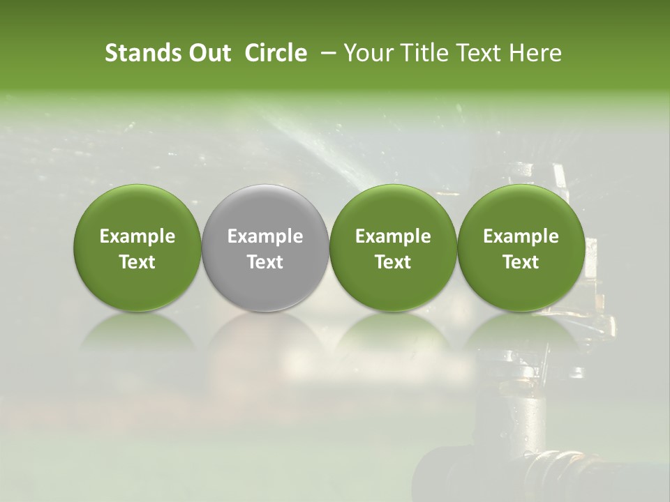 Rain Yard Wet PowerPoint Template