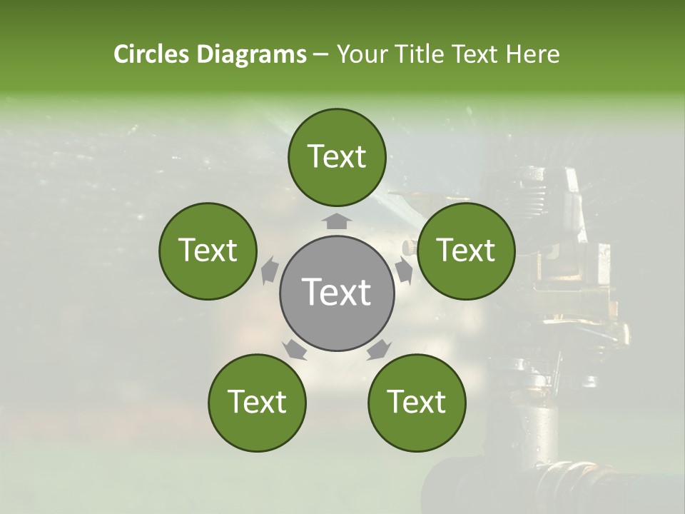 Rain Yard Wet PowerPoint Template