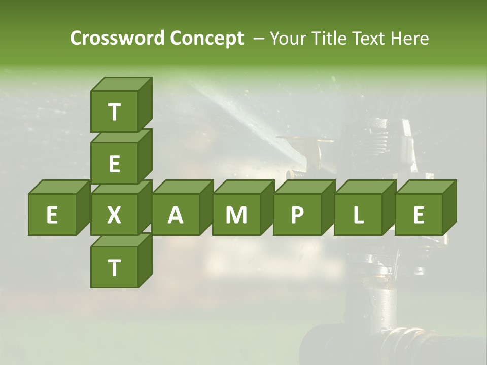 Rain Yard Wet PowerPoint Template