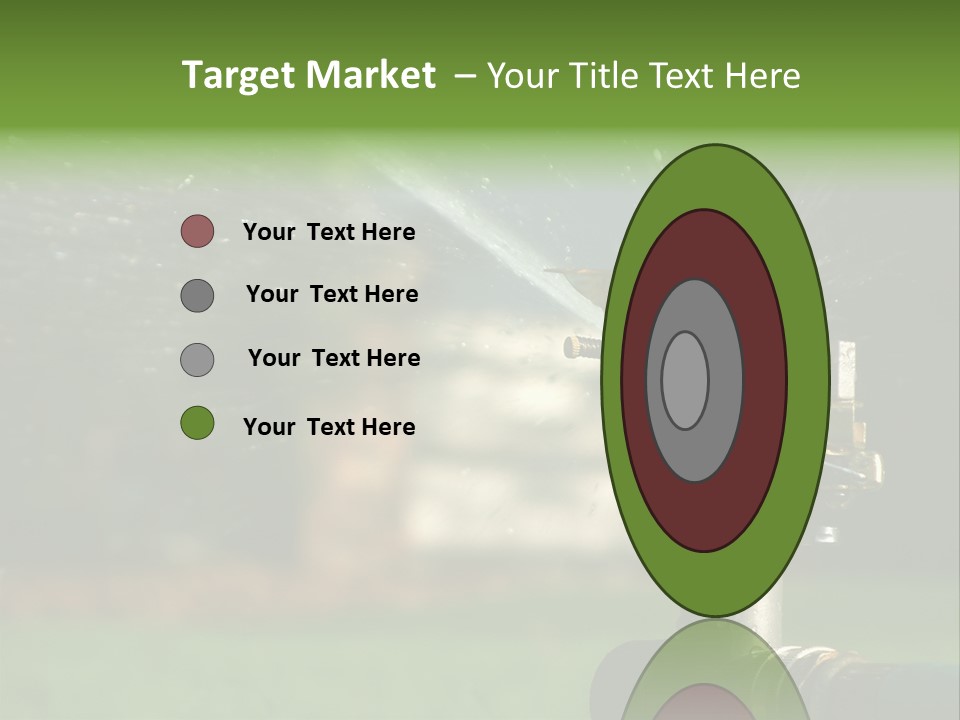 Rain Yard Wet PowerPoint Template