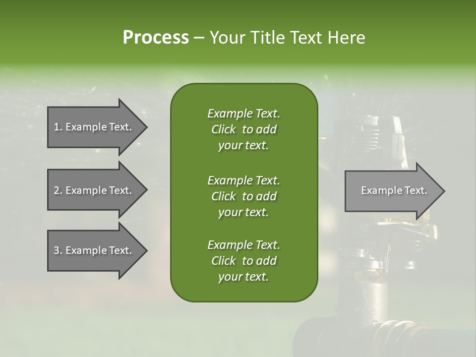 Rain Yard Wet PowerPoint Template