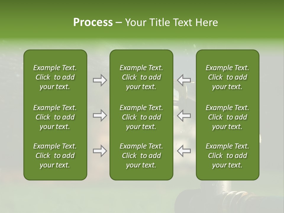 Rain Yard Wet PowerPoint Template