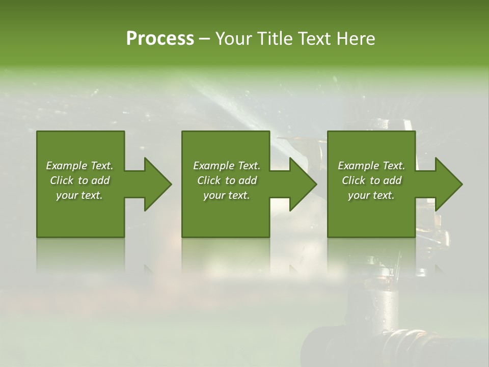 Rain Yard Wet PowerPoint Template