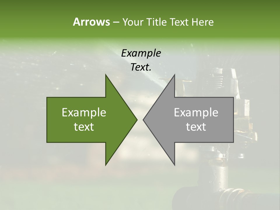 Rain Yard Wet PowerPoint Template