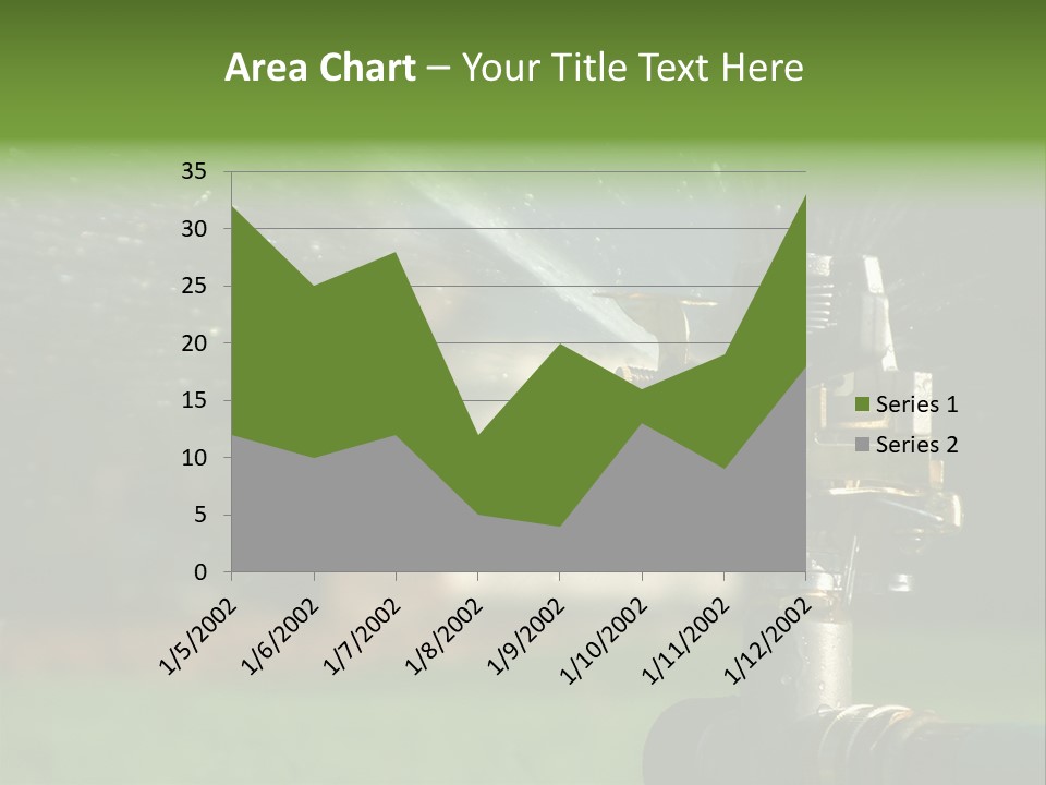Rain Yard Wet PowerPoint Template