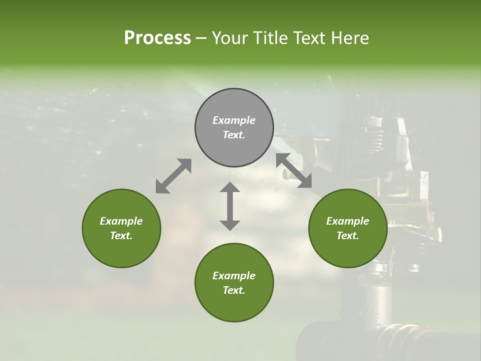 Rain Yard Wet PowerPoint Template