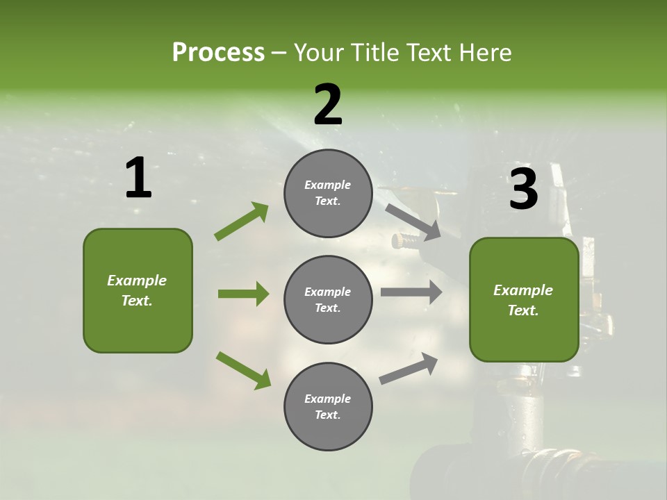 Rain Yard Wet PowerPoint Template