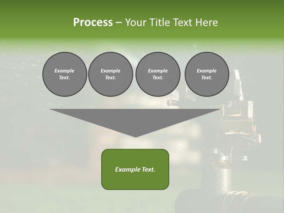 Rain Yard Wet PowerPoint Template