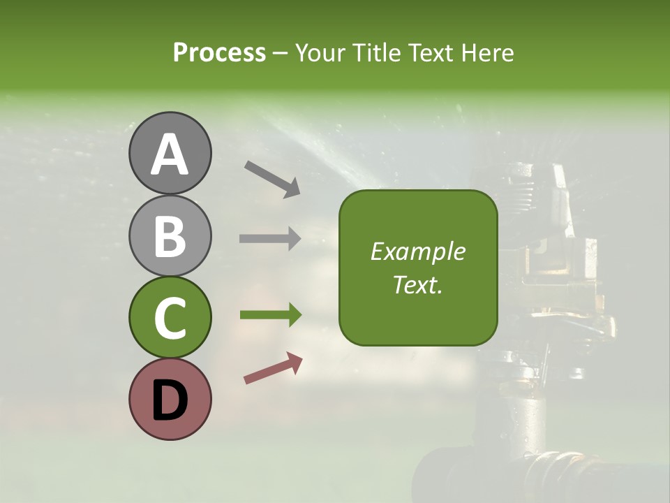 Rain Yard Wet PowerPoint Template