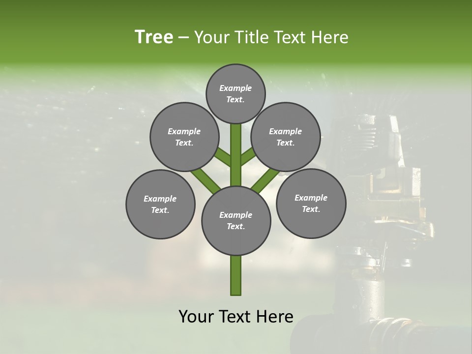 Rain Yard Wet PowerPoint Template