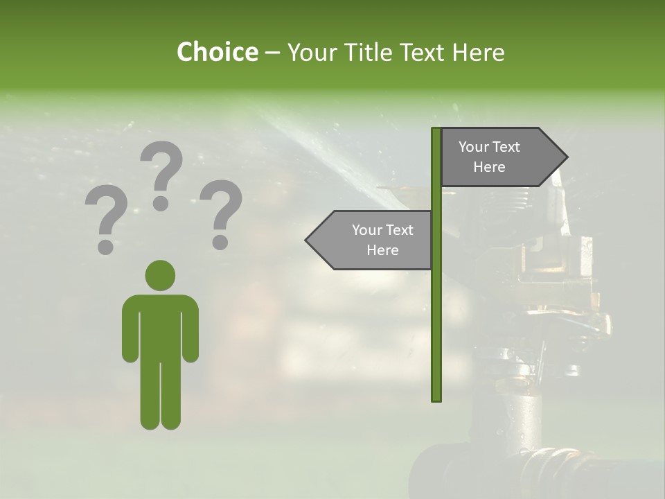 Rain Yard Wet PowerPoint Template