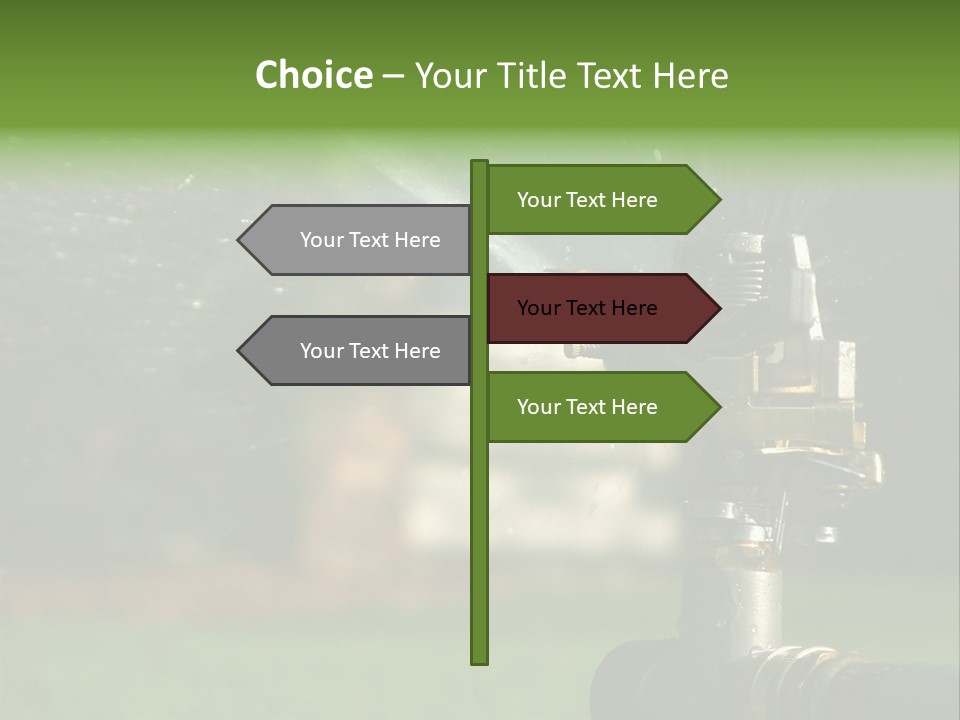 Rain Yard Wet PowerPoint Template