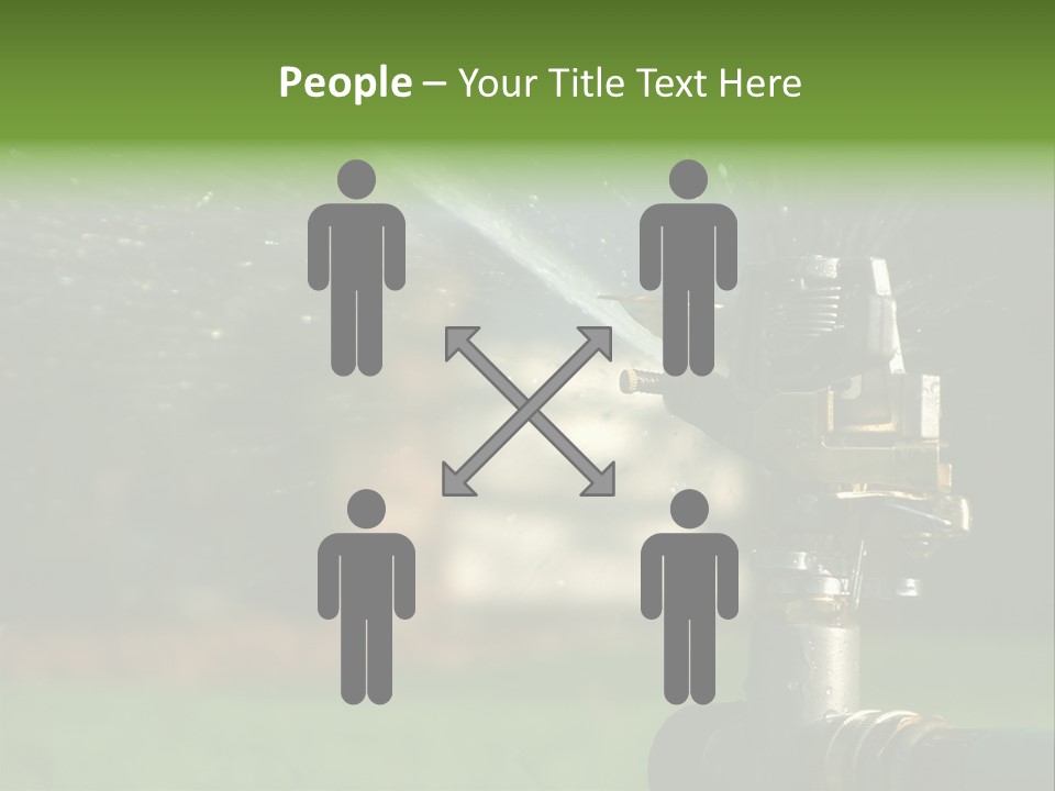 Rain Yard Wet PowerPoint Template