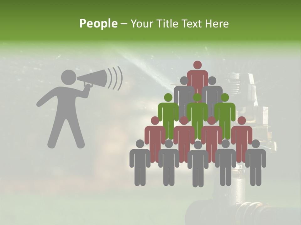 Rain Yard Wet PowerPoint Template