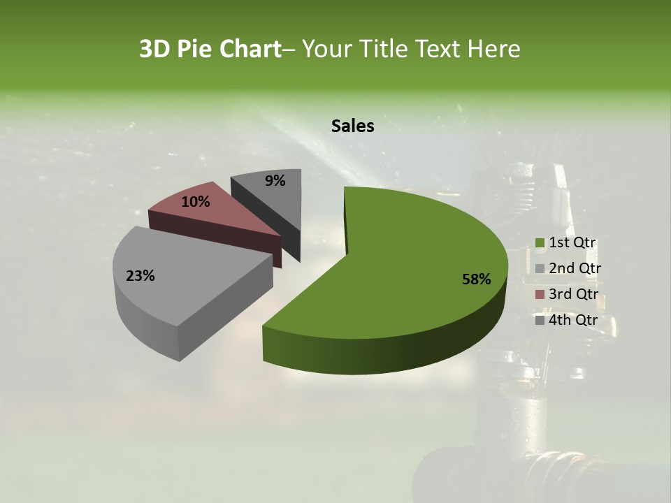 Rain Yard Wet PowerPoint Template