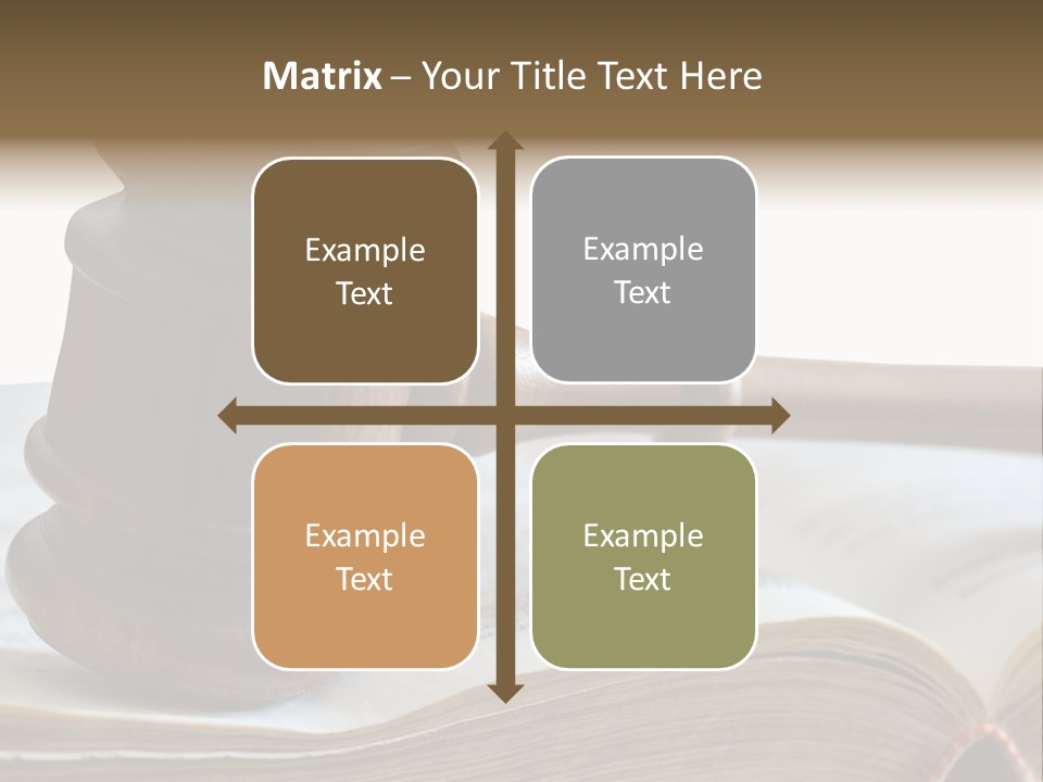 Crimecase Gavel Authority PowerPoint Template