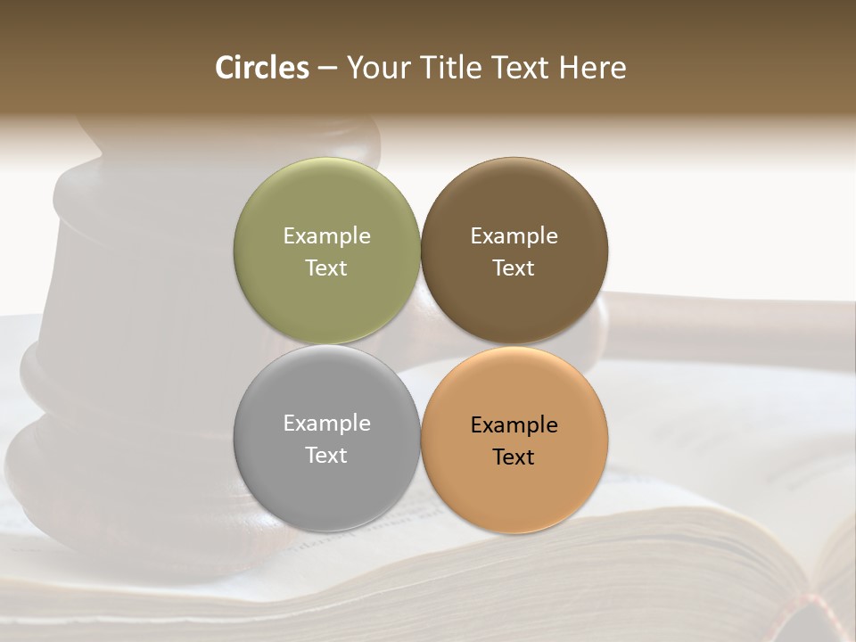 Crimecase Gavel Authority PowerPoint Template