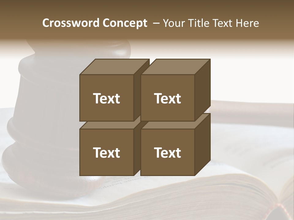 Crimecase Gavel Authority PowerPoint Template