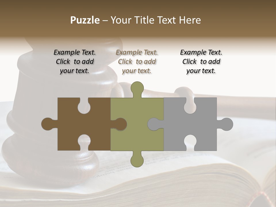 Crimecase Gavel Authority PowerPoint Template