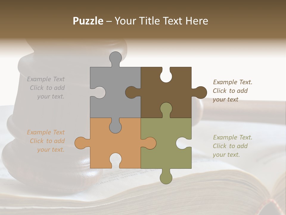 Crimecase Gavel Authority PowerPoint Template